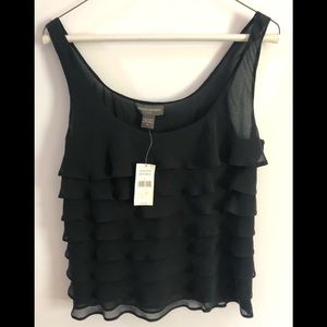 Women’s silk layered tank new with tags